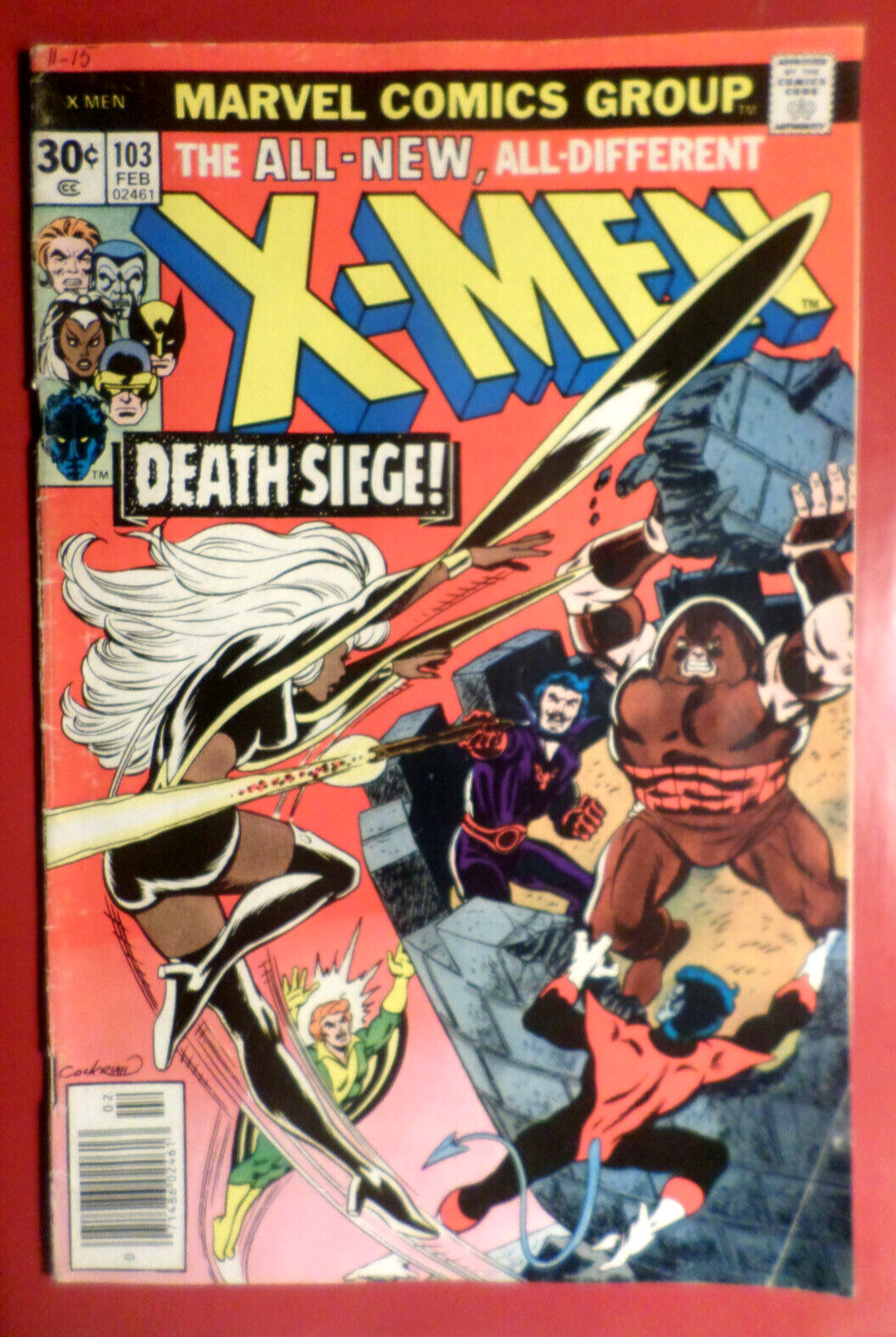 X men 103   1st Wolverine called Logan Bronze Age Lot 1977 VG-