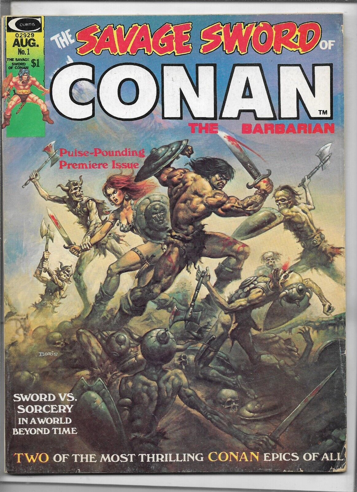 Savage Sword Of Conan 1974 #1 Very Good