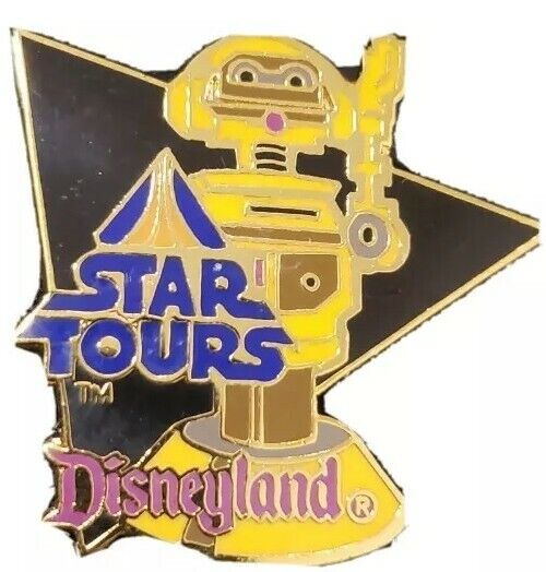 Disneyland Pin 249 DL 1998 Attraction Star Tours Rex the Droid Pilot Robot