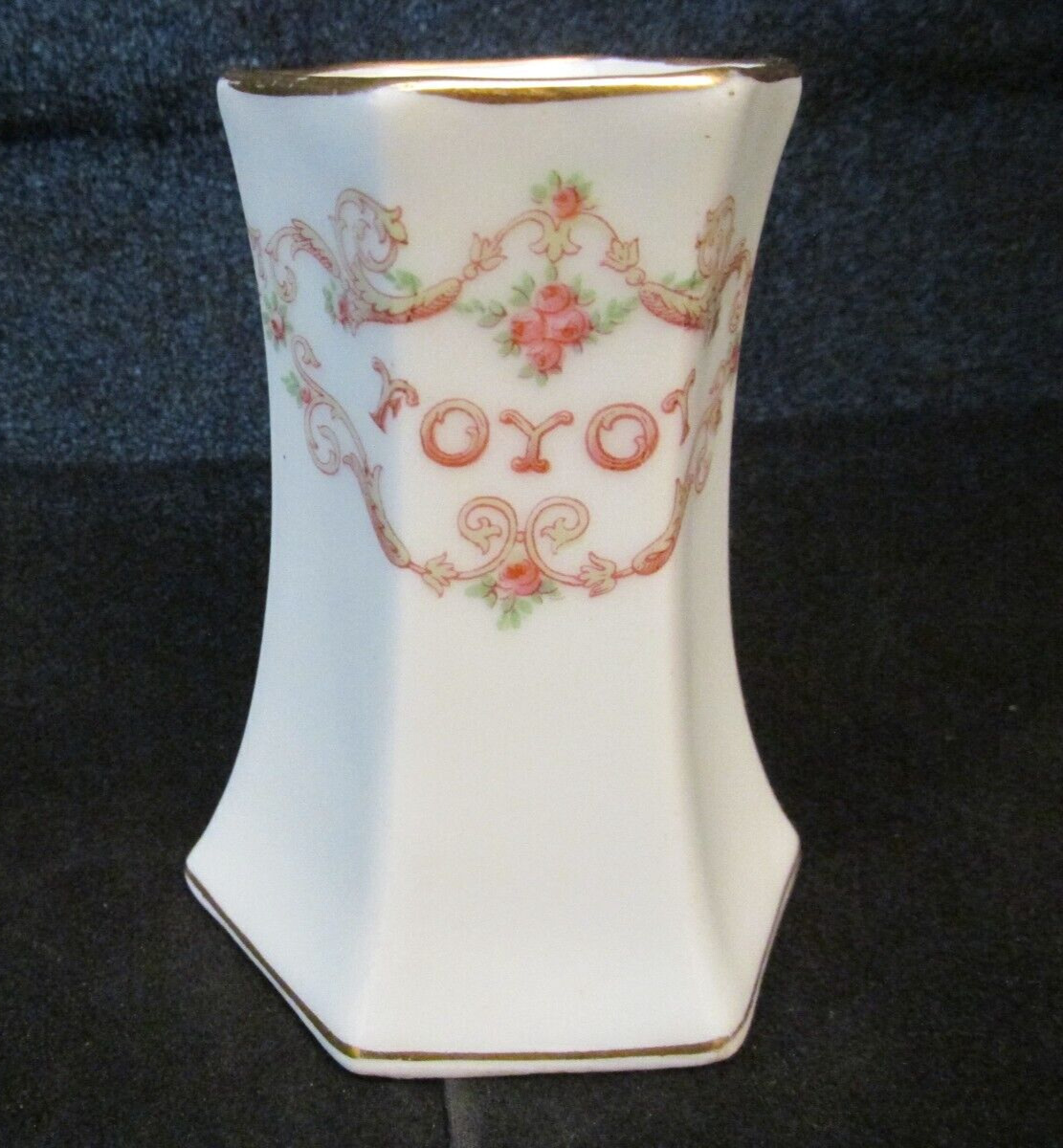 Paris France Vase Hotel Ware Porcelain Vintage Limoges Foyot