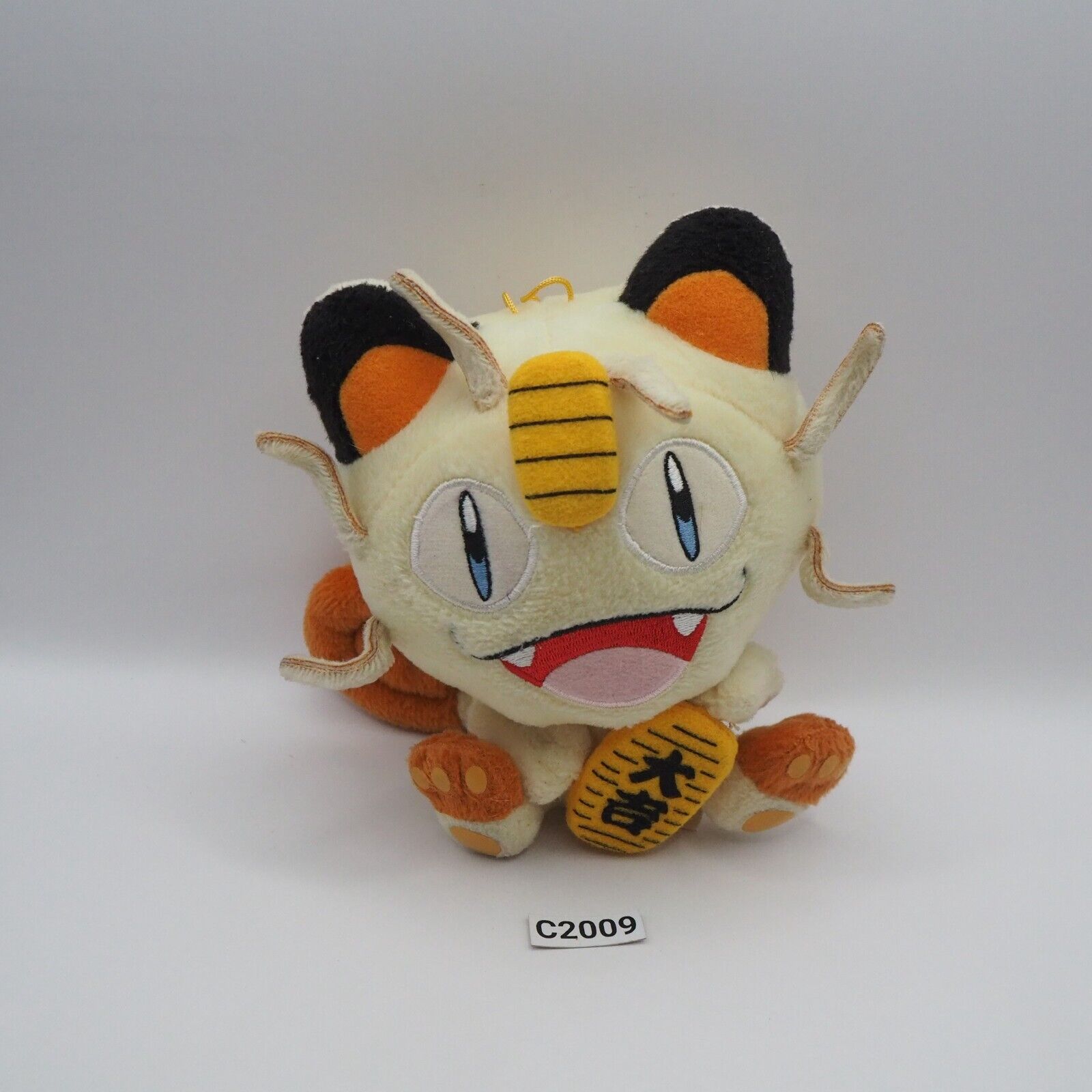 Meowth C2009 Lucky Coin Beckoning Pokemon Banpresto 2005 Plush 6\