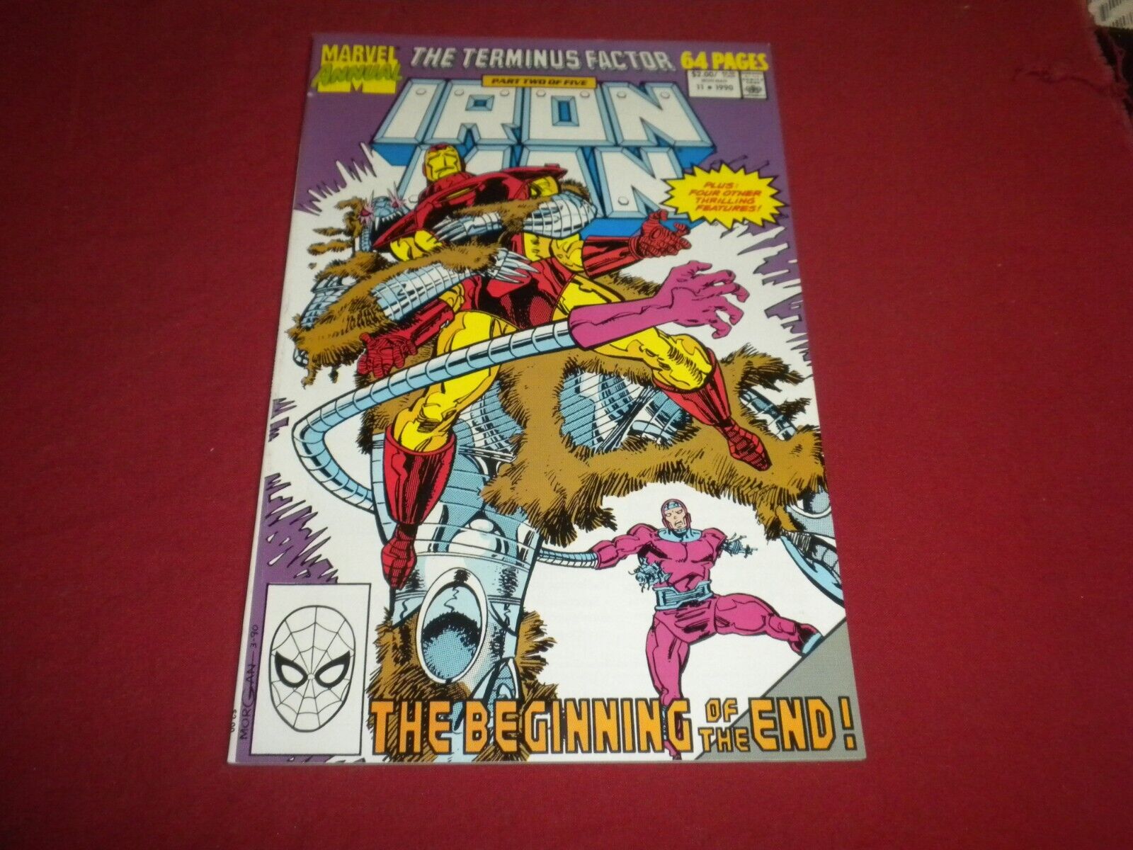 BX5 Iron Man Annual #11 marvel 1990 comic 8.5 copper age