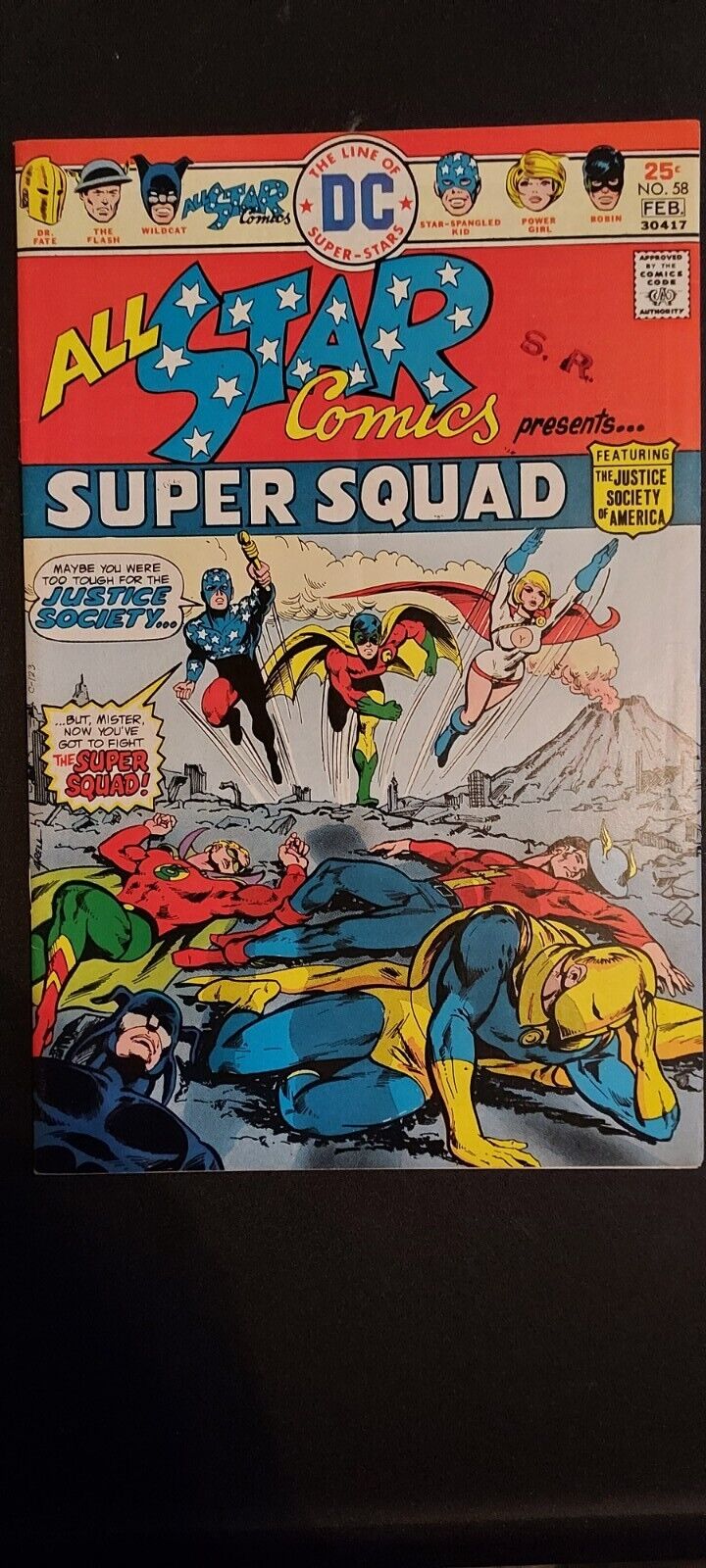 All Star Comics #58 Super Squad KEY DC Comic Bronze Age February 1976