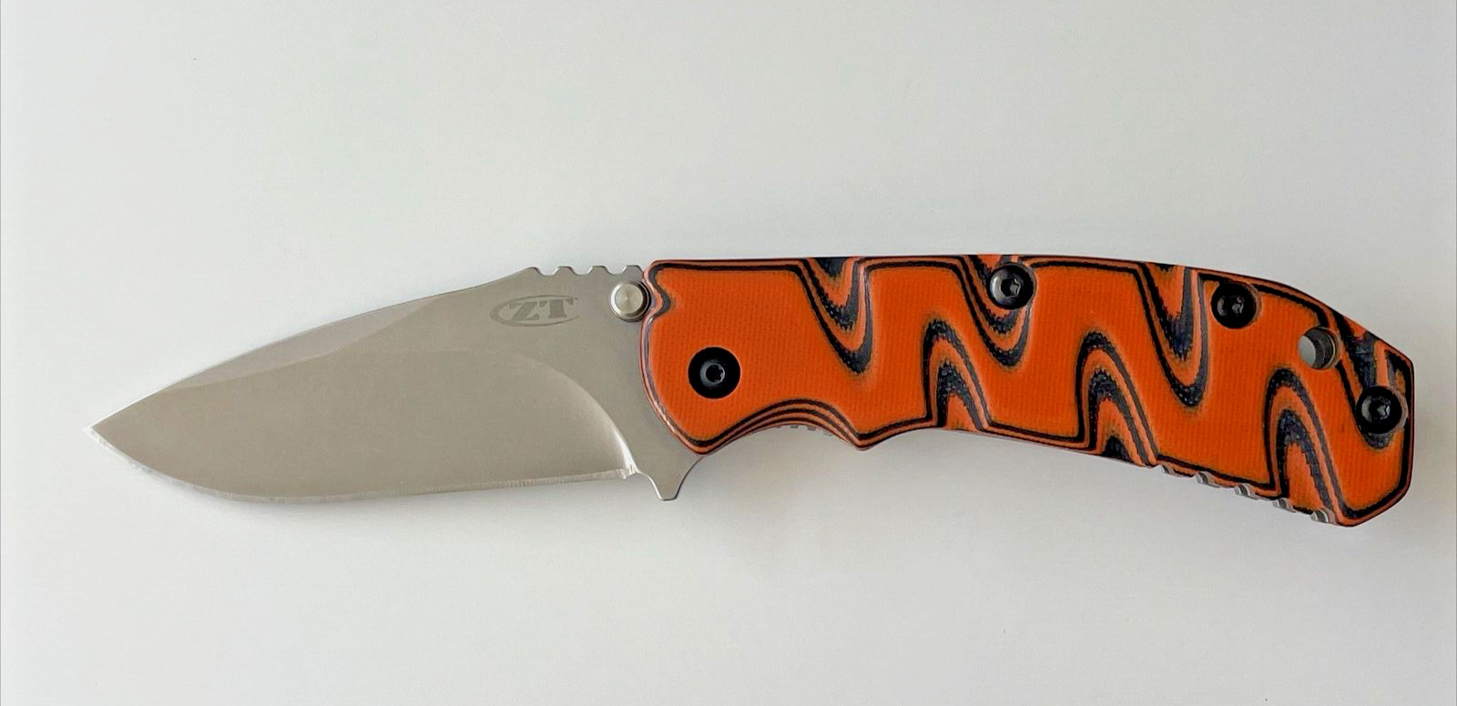 Zero Tolerance ZT 0550 Hinderer Folding Knife Custom Scales S35VN Titanium USA
