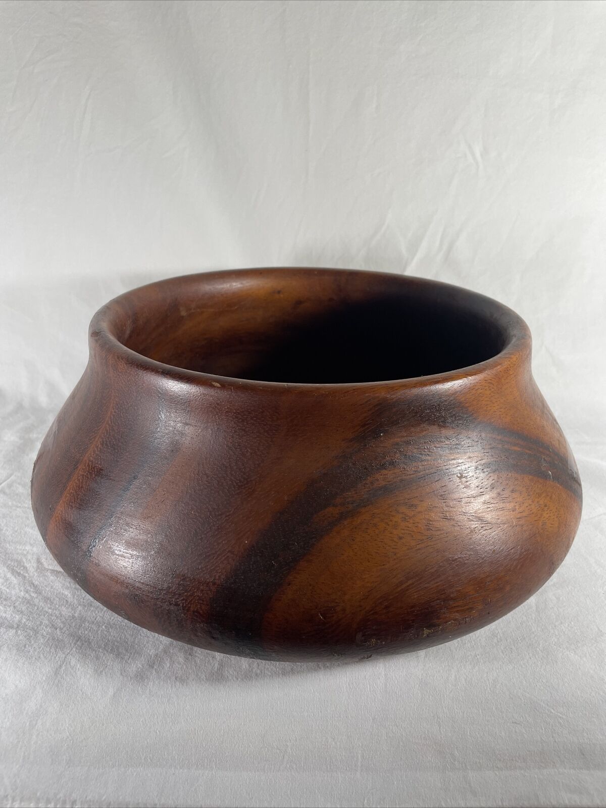 Vintage Authentic George Briards Wooden Spun Bowl RARE DESIGN