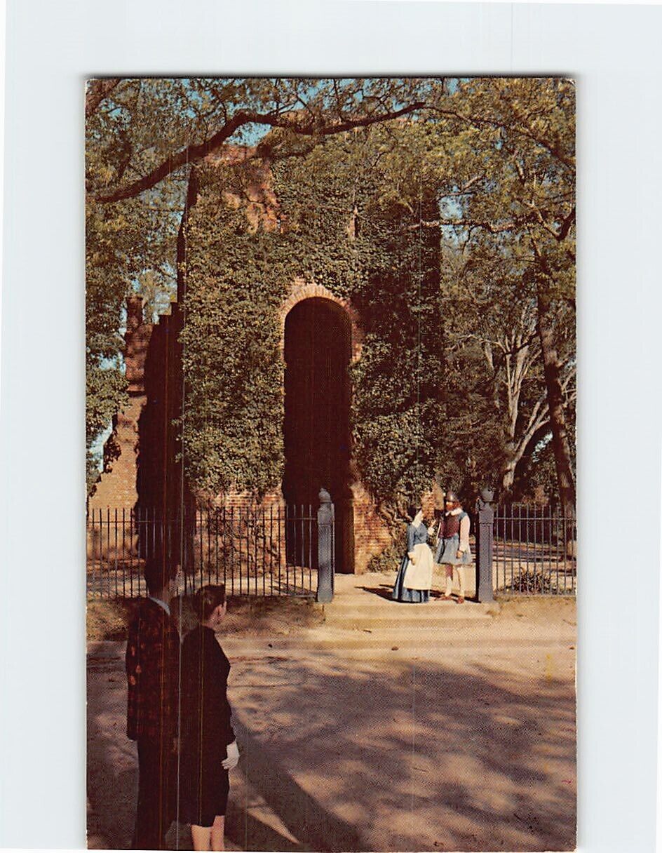 Postcard Jamestown Church Jamestown Virginia USA