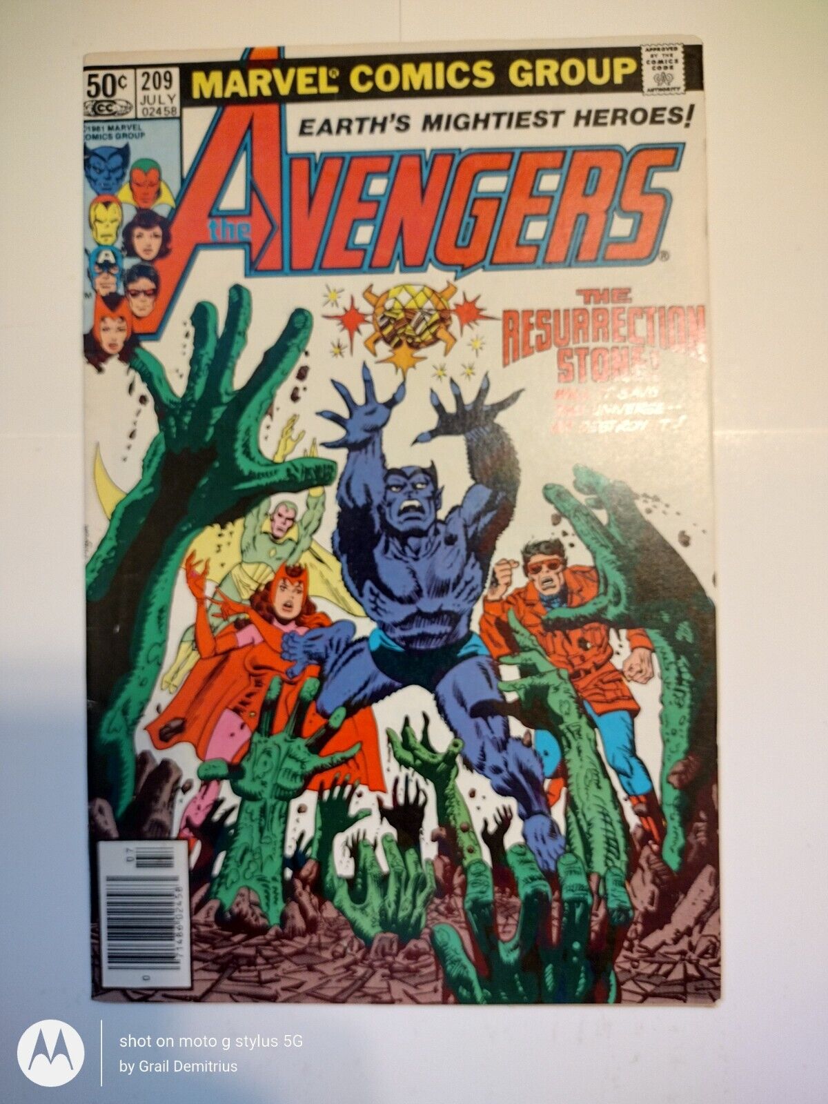 Earths Mightiest Heroes The Avengers #209