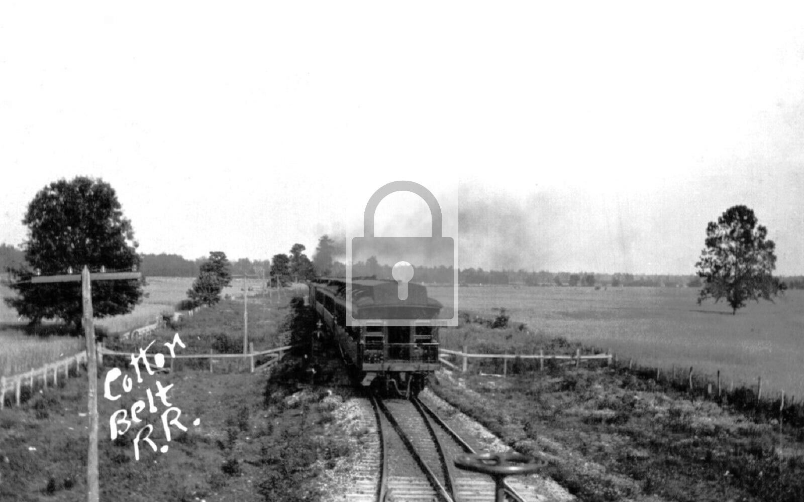 Cotton Belt Railroad Train Greenway Arkansas AR Reprint Postcard