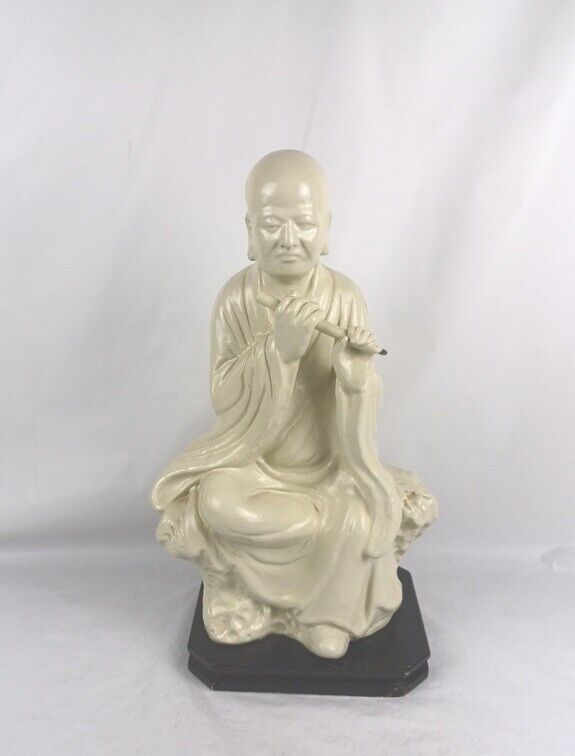 Vintage 20” Austin Prod Inc 1980 Buddha Holy Man  Statue  