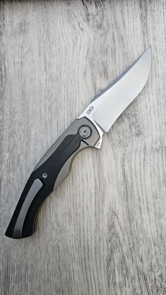 Reate Coyote Knife  M390 Carbon Fiber Skiff Bearings - Bead Blasted blade finish