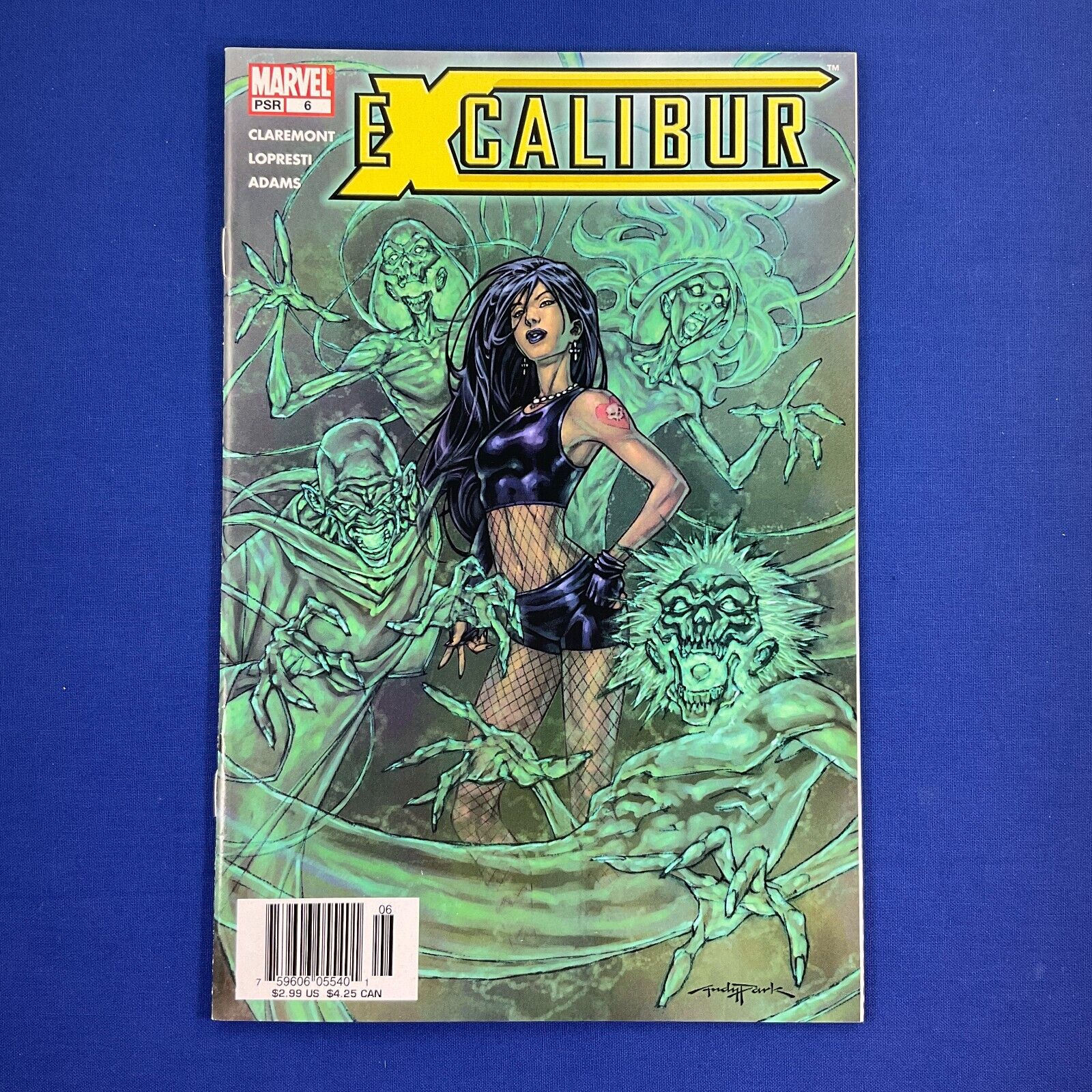 Excalibur #6 NEWSSTAND UPC Marvel Comics 2004 Chris Claremont X-Men