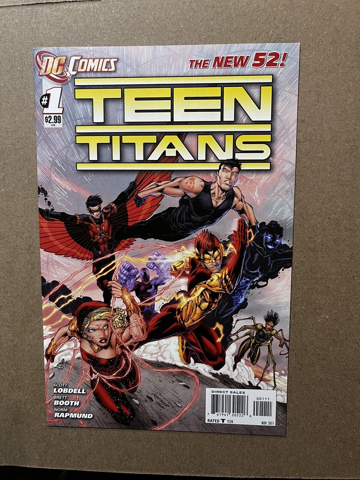 Teen Titans #1 2 DC New 52 Comics Scott Lobdell Brett Booth Superboy Kid Flash