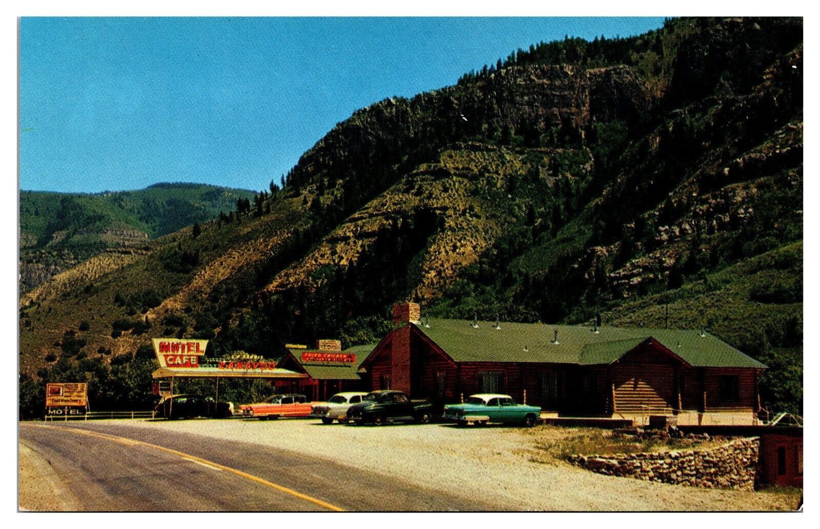 VTG Zanavoo Lodge, Exterior, Logan Canyon, UT Postcard