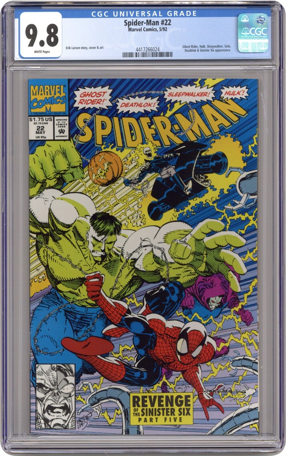 Spider-Man #22D CGC 9.8 1992 4417266024