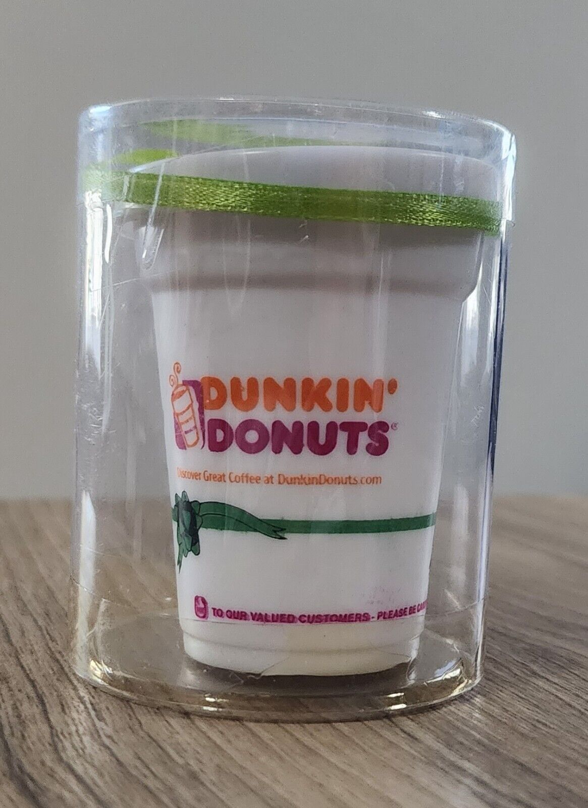 Vintage 2001 Dunkin Donuts Coffee Cup Holiday Ornament New In Package