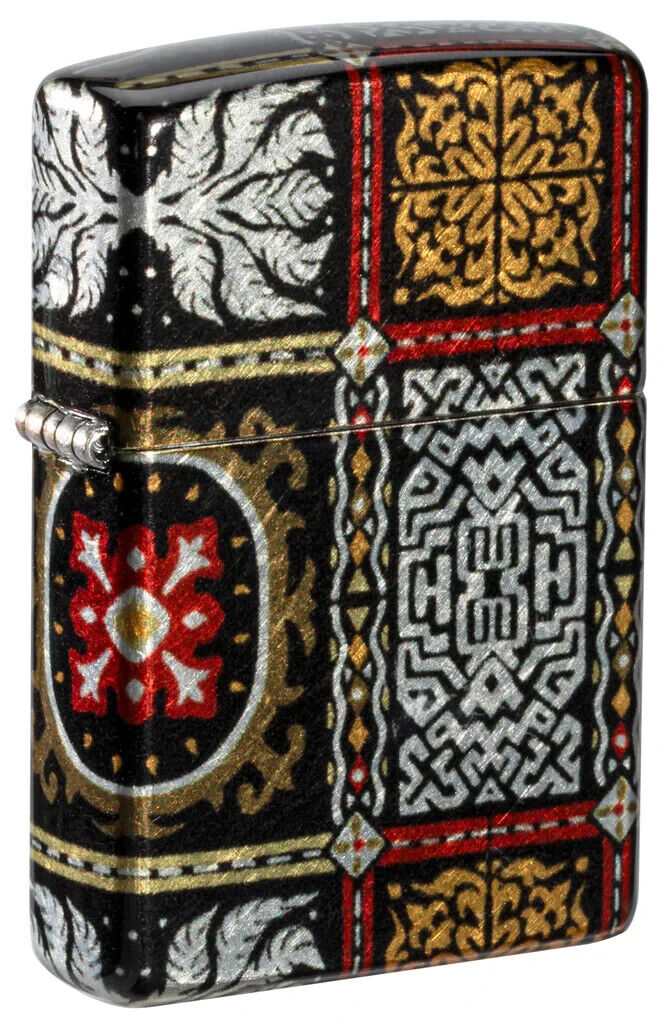 Zippo 46146, Tapestry Pattern Design, 540 Fusion Windproof Lighter, NEW
