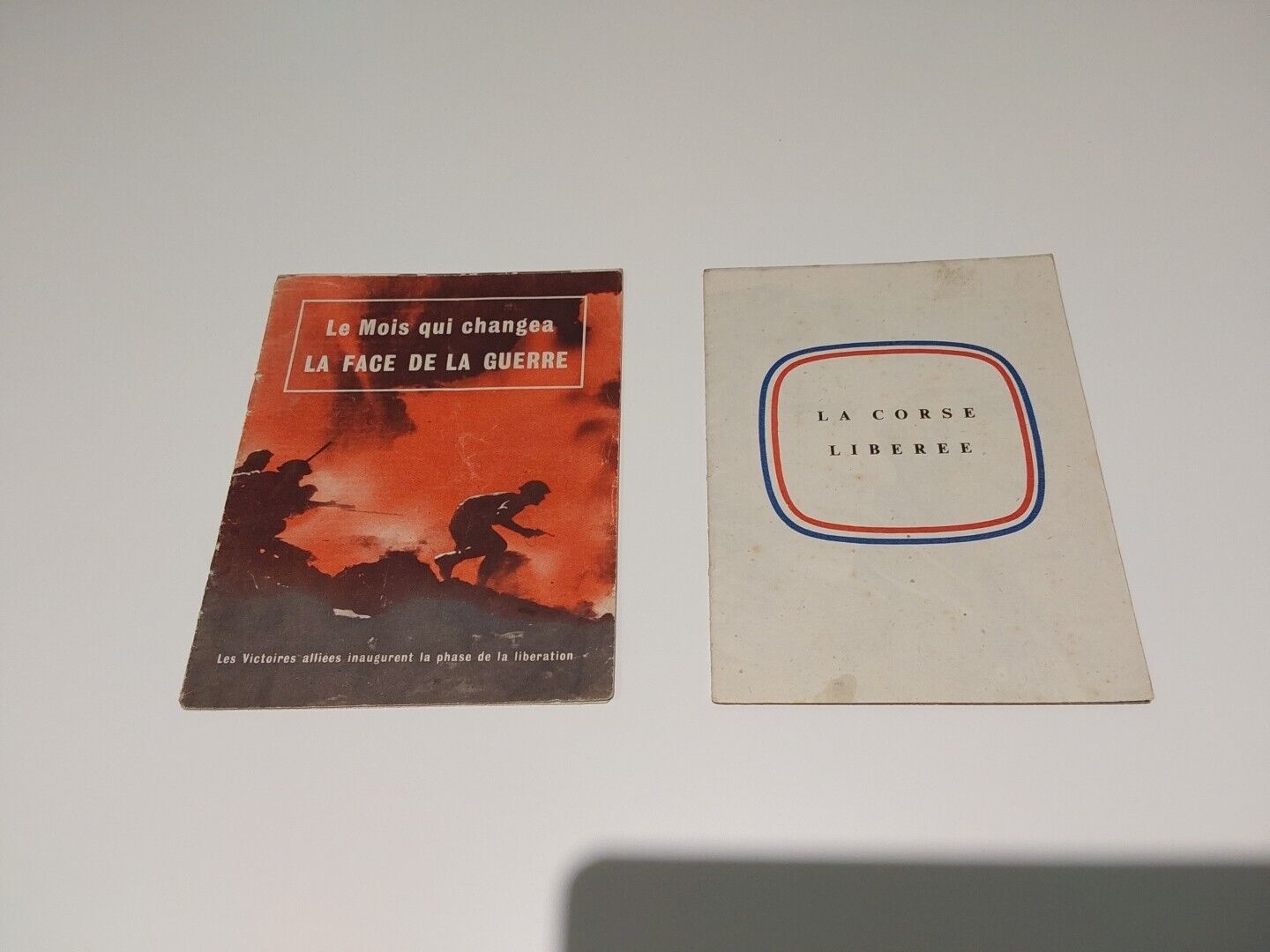 WWII French & Italian Propaganda Booklets 1942 Month That Changed The War