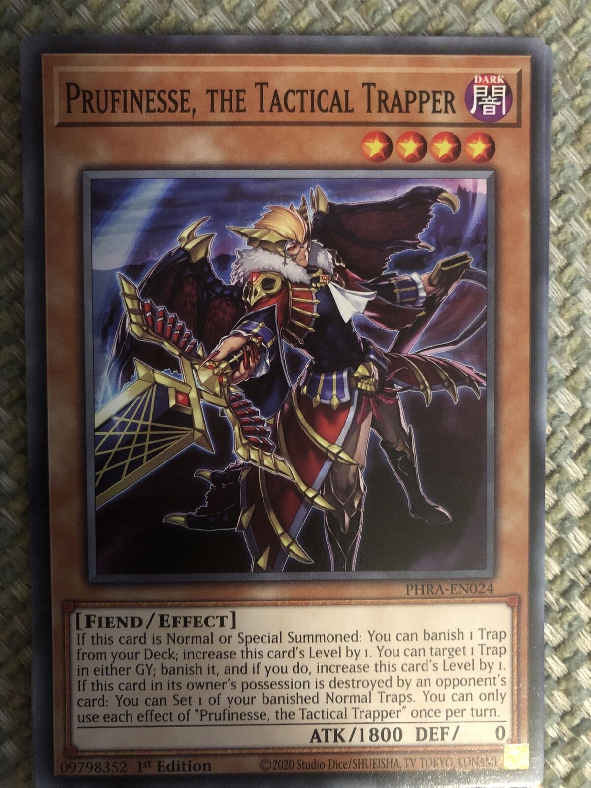 Prufinesse, the Tactical Trapper PHRA-EN024 Common - 1st Edition - Yu-Gi-Oh