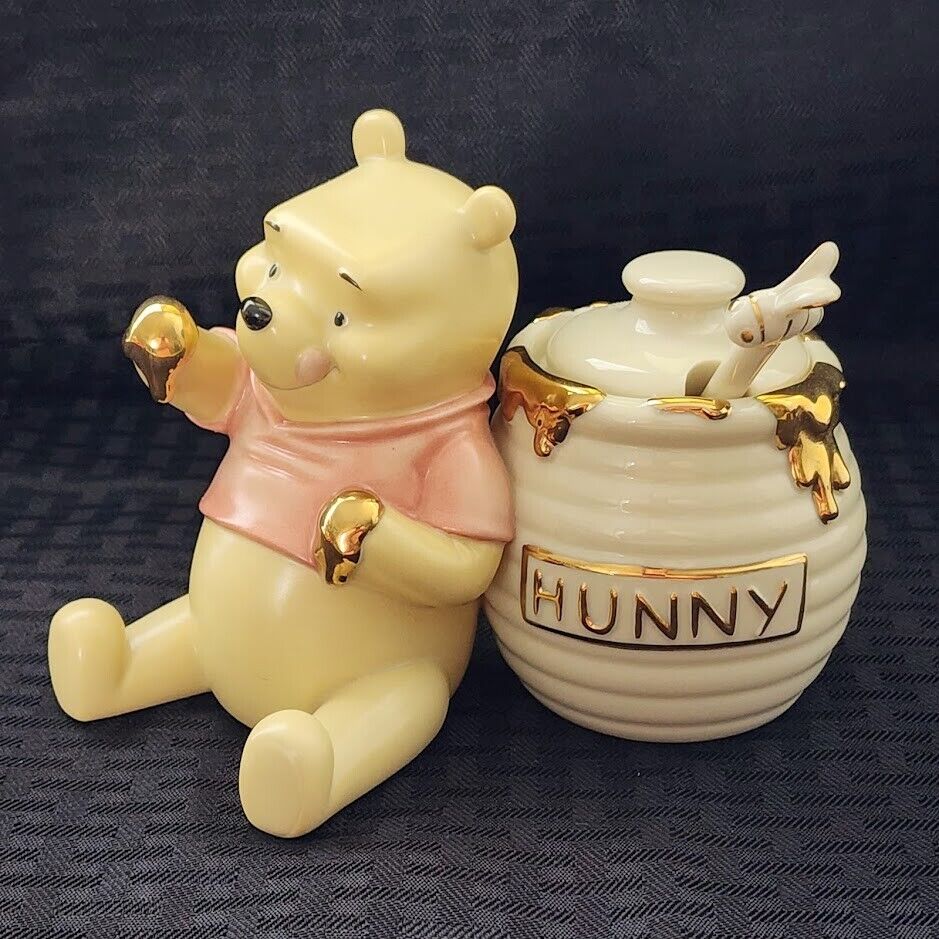 Lenox Disney Winnie the Pooh Pooh's Smackeral of Honey Pot Honey Server No Box
