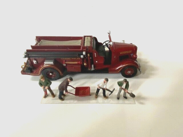 Scale 1:77 1936 Ford FireTruck, Woodside Eng#36 (Usable for HO Scale 1:87) READ