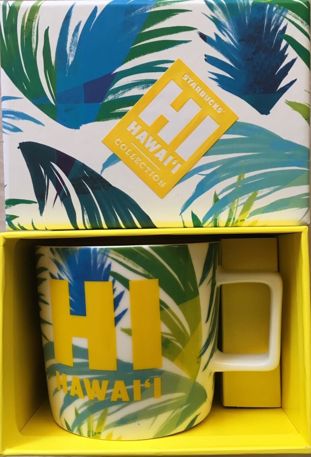 Starbucks Hawaii Collection 2016 14 ounce collector coffee mug BRAND NEW IN BOX