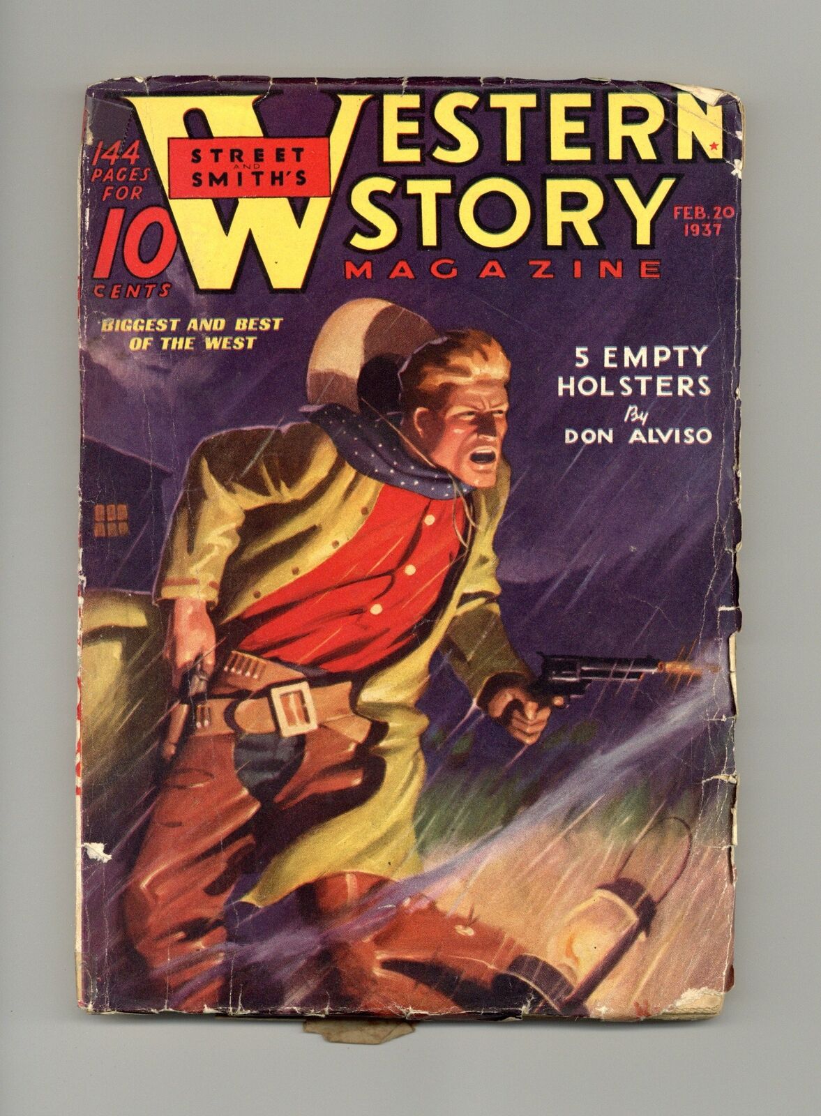 Western Story Magazine Pulp 1st Series Feb 20 1937 Vol. 154 #3 GD+ 2.5