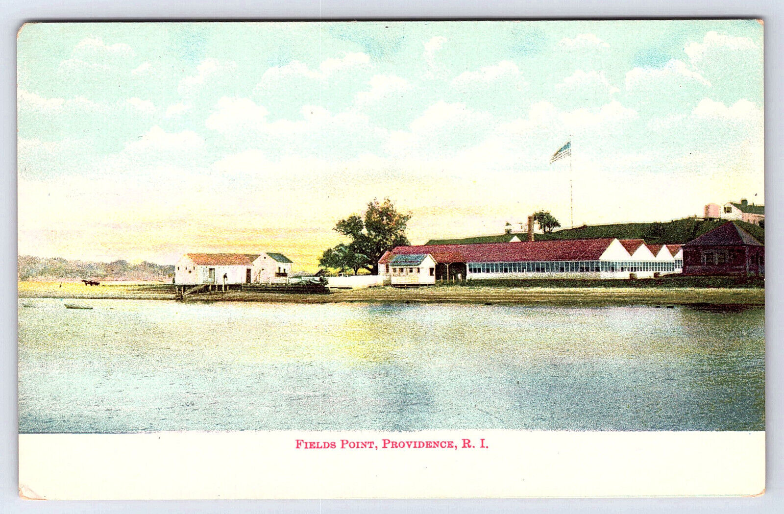 Fields Point Providence Rhode Island postcard A305