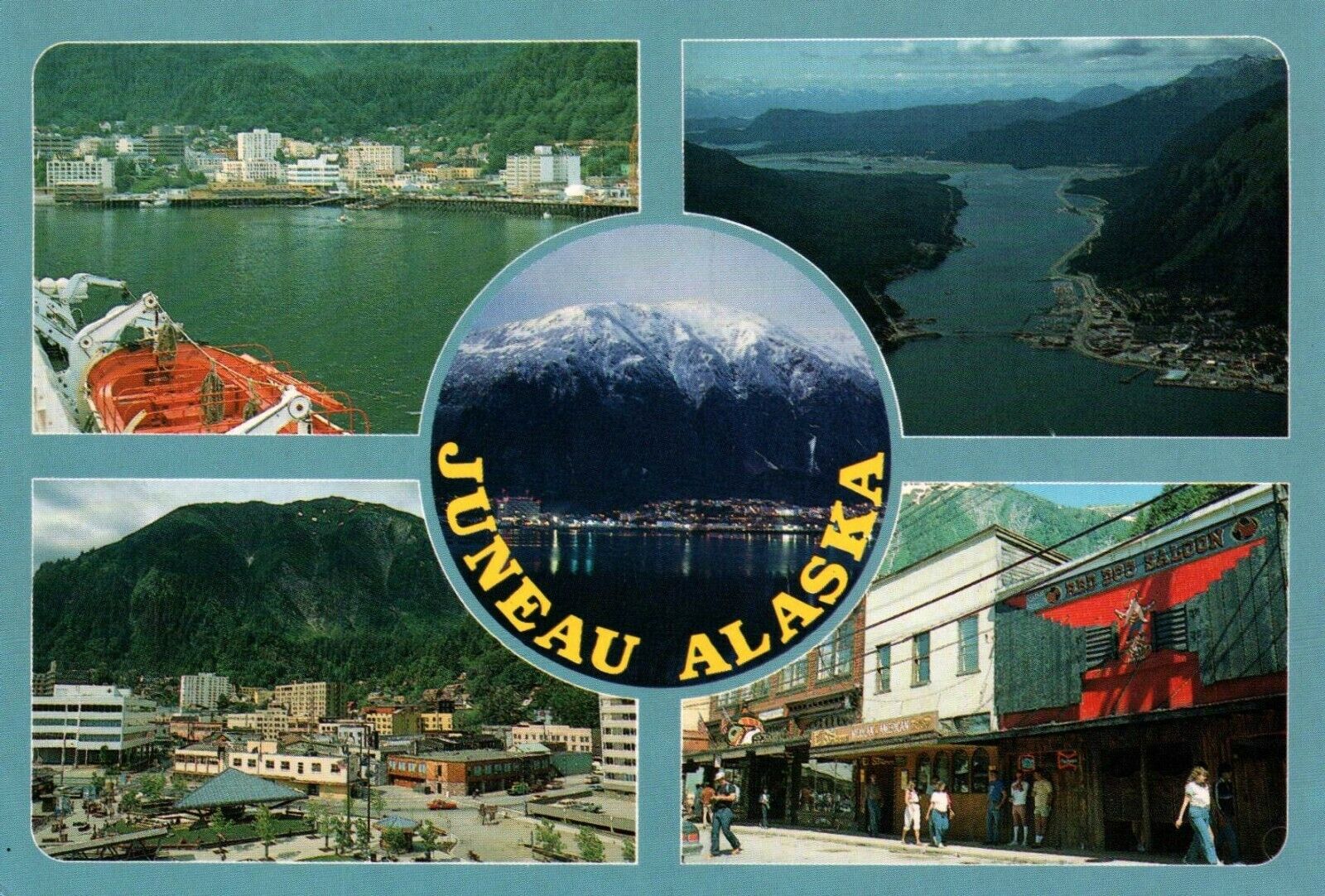 Postcard Juneau Alaska Capital City View