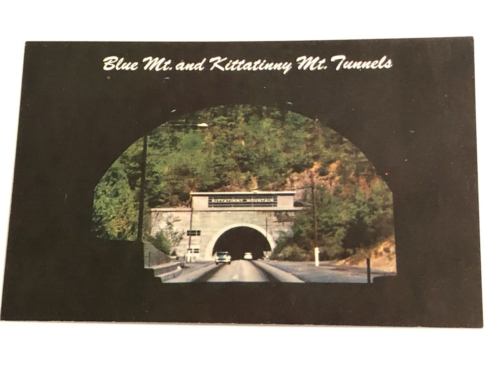 Blue Mt and Kittatinny Mt Tunnel Postcard