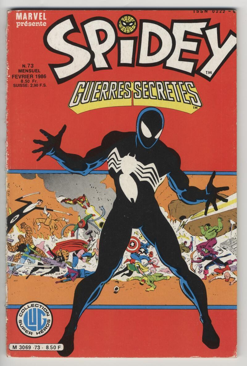 Secret Wars #8 1986 French Foreign Comic Q-7.0 W Secret Wars 8 1st Symbiote Colo