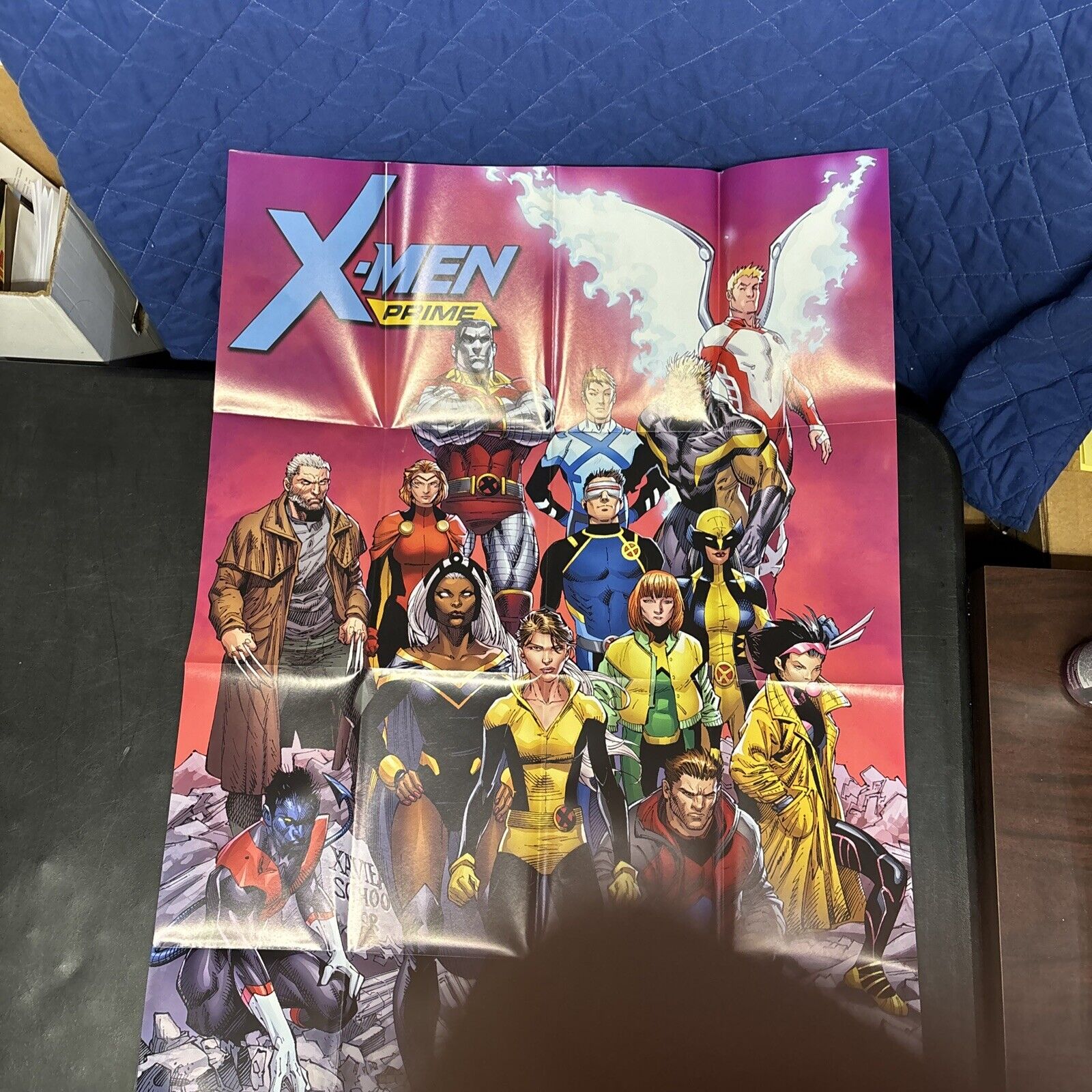 Marvel Comics X-Men Prime Promo Poster 2017 Folded 24x36 Unused