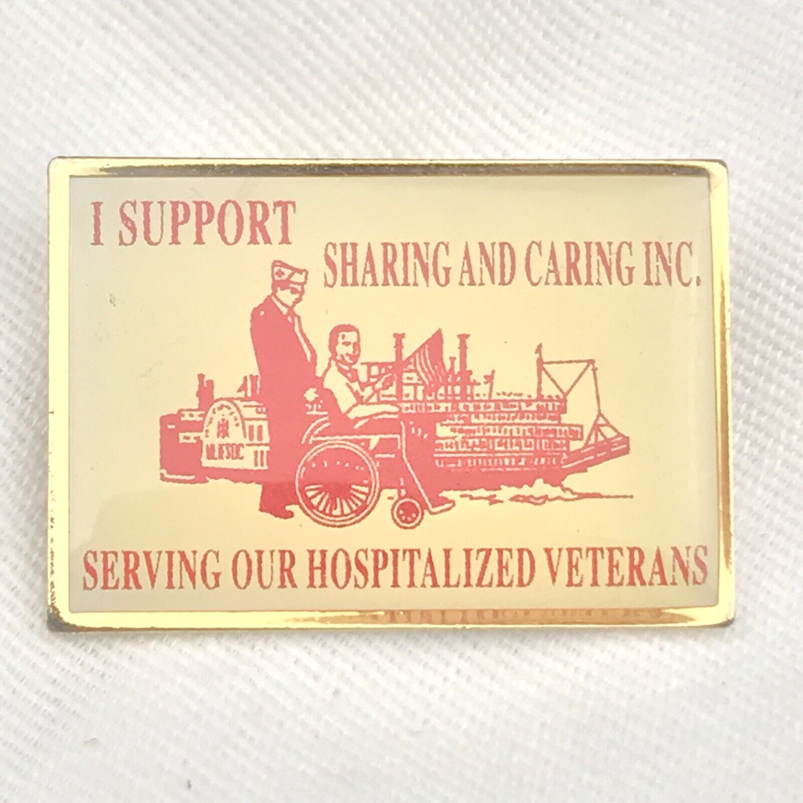 Standing Up For Hospitalized Veterans Pin Sharing And Caring Inc