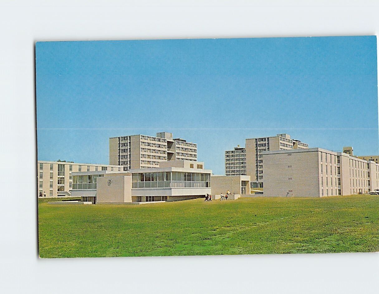 Postcard New Women\'s & Men\'s Dormitories University of Missouri Missouri USA