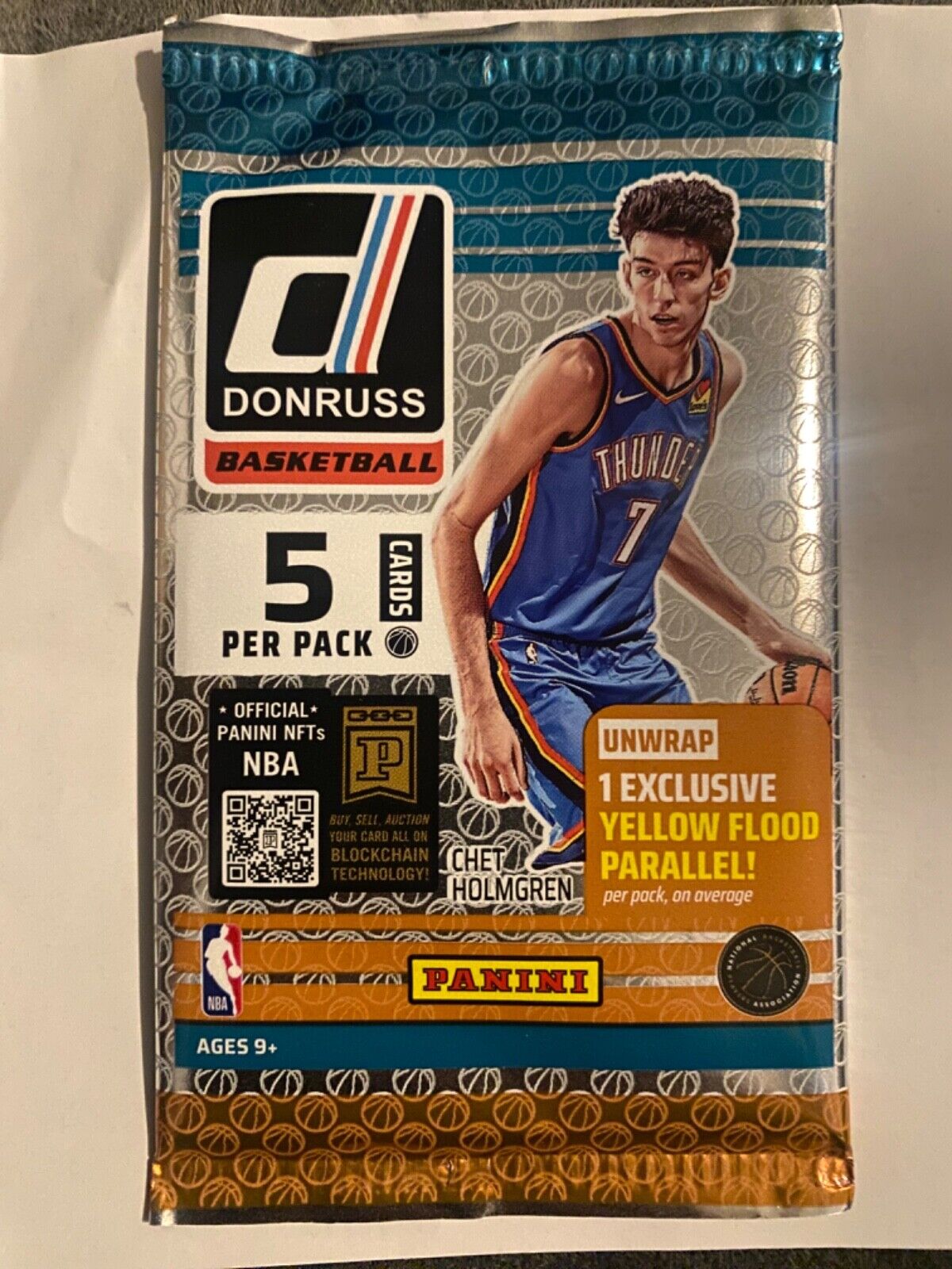 panini Donruss 5 card pack Sealed
