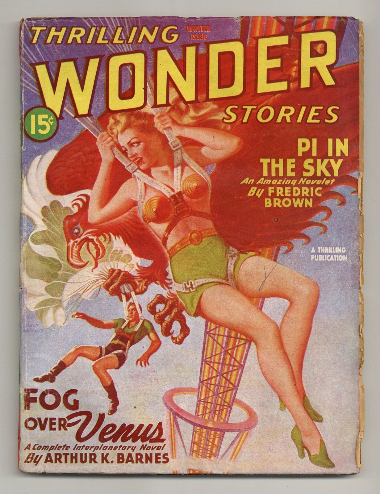 Thrilling Wonder Stories Pulp Feb 1945 Vol. 26 #3 VG 4.0