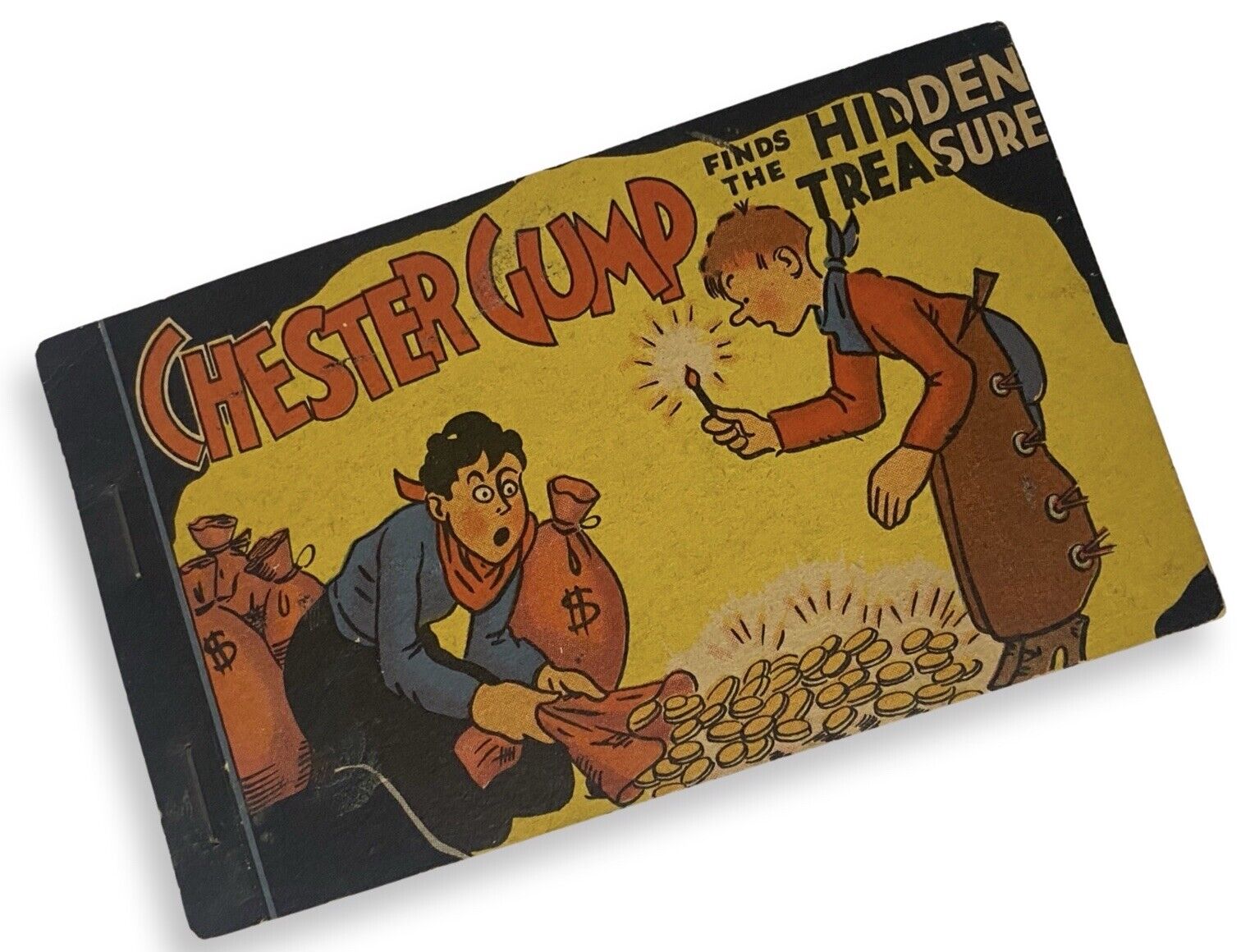 1934 Chester Gump Finds the Hidden Treasure Sears Whitman Big Little Book VGUC