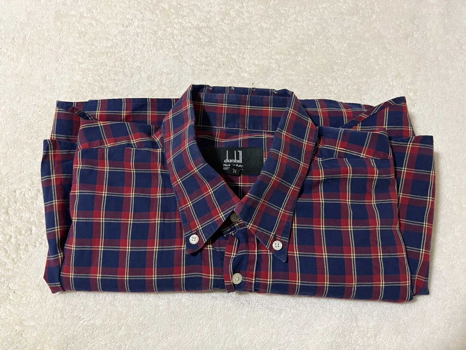 Judd's Excellent Red Dunhill Short Sleeve Casual Men's Shirt Size XL