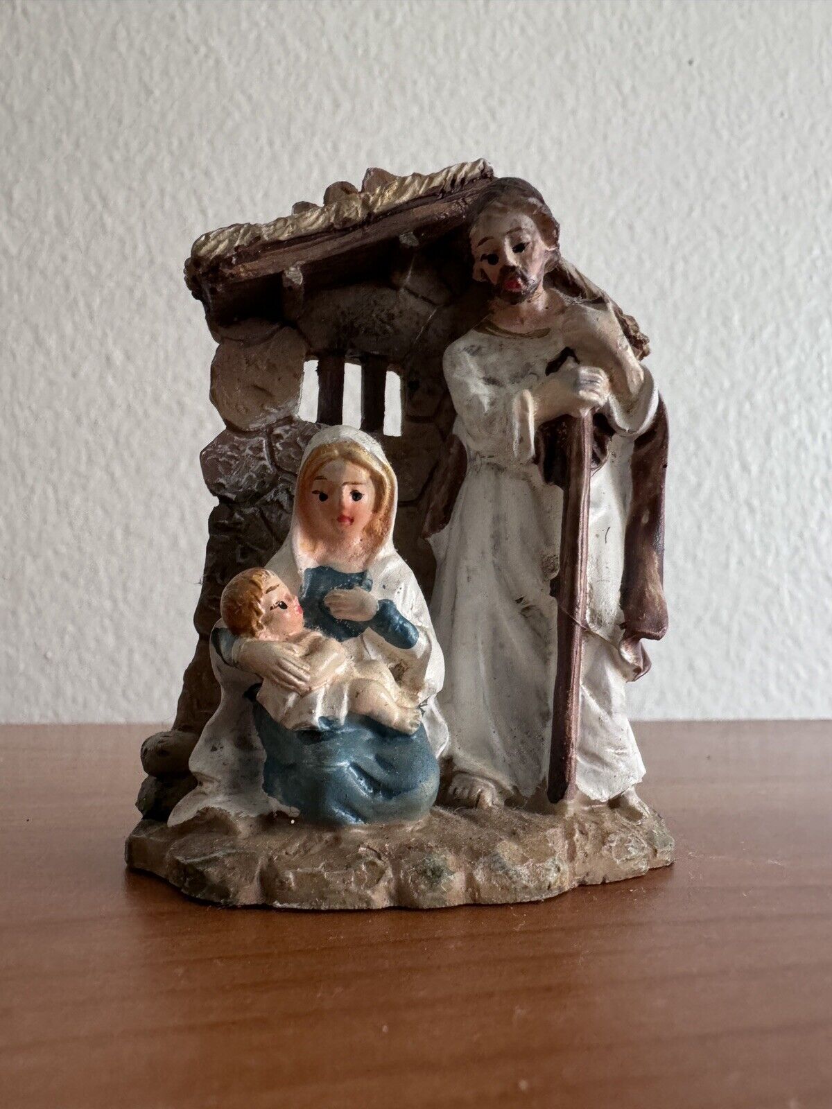 Vintage Mini Nativity Scene 