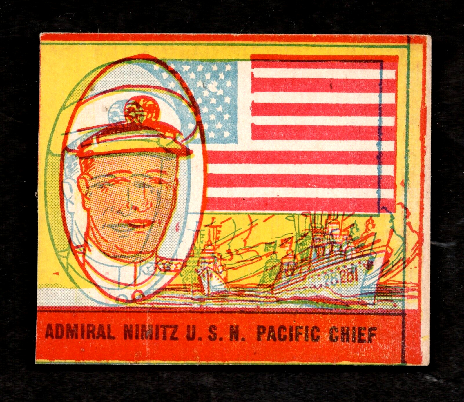 1942 R168 MP Co. War Scenes #148 Admiral Chester Nimitz US Navy Pacific Chief