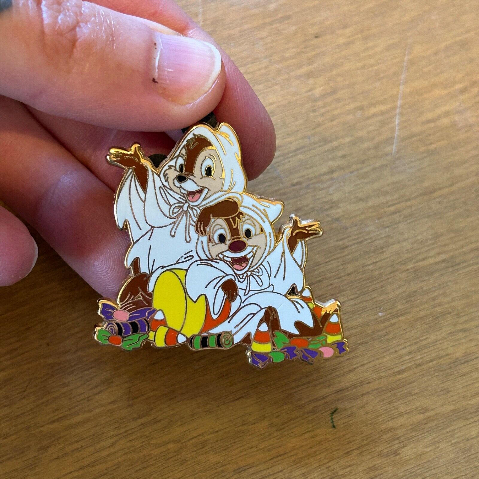 Chip & Dale Halloween Disney Pin