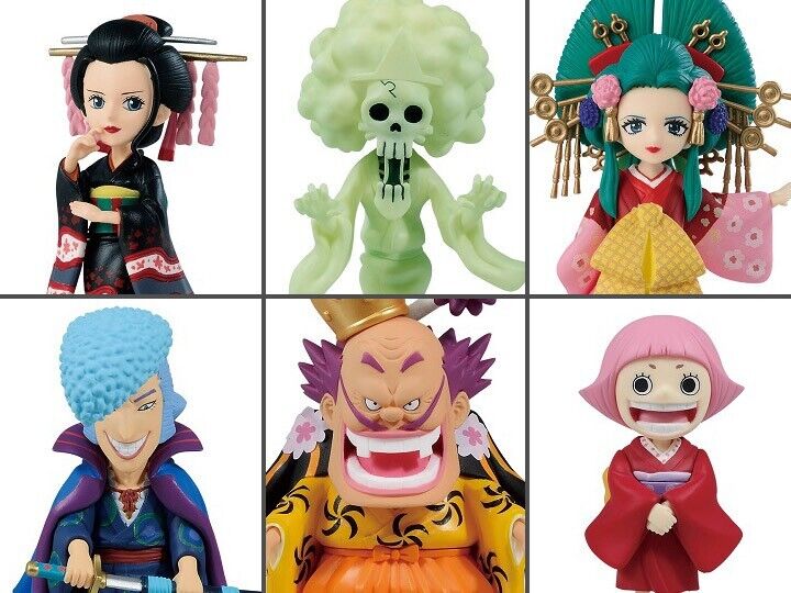 Bandai One Piece WCF World Collectable Figure Wano Country Set of 6  vol. 6