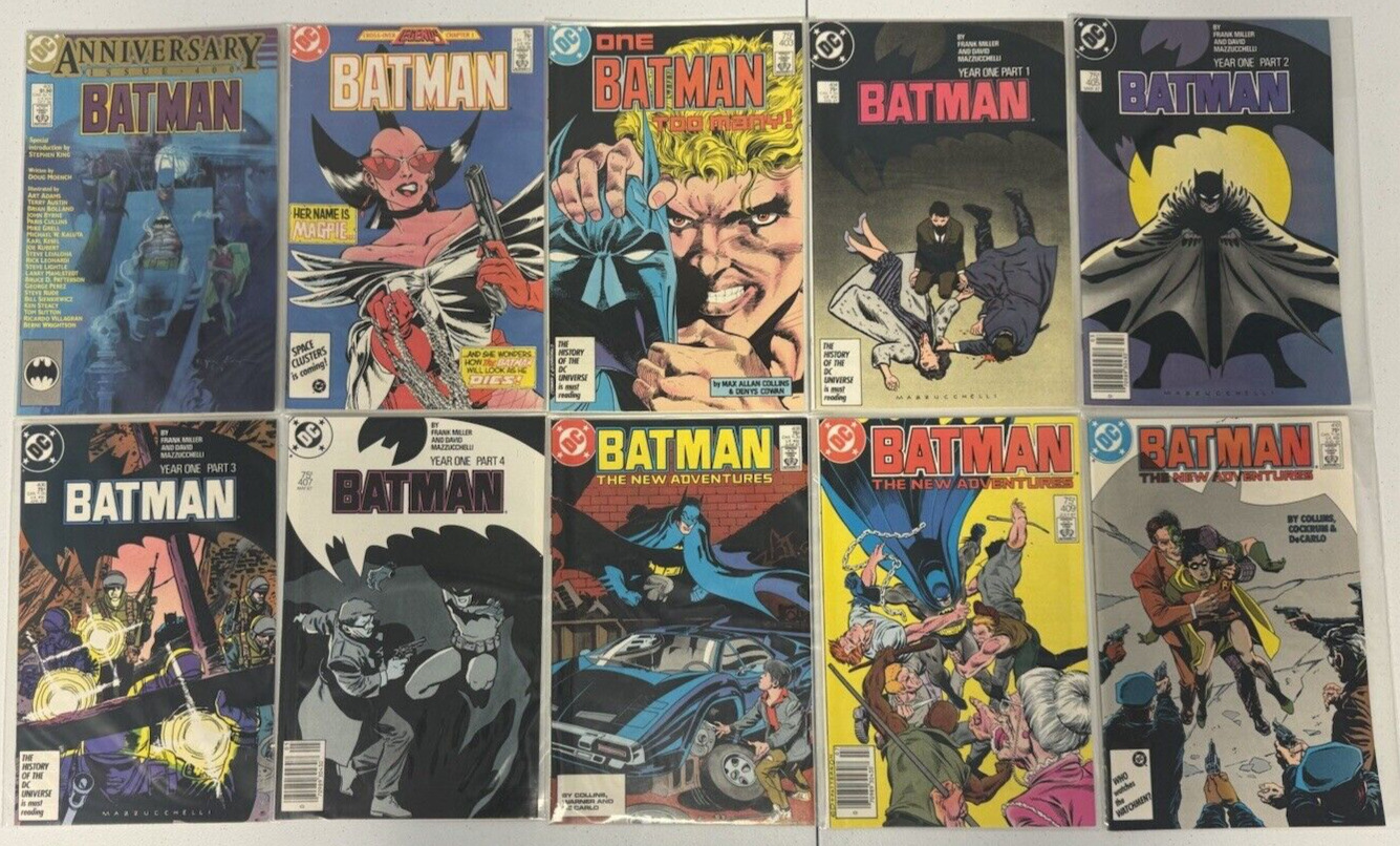 Batman #400-422 Run DC 1986 Lot of 22 NM