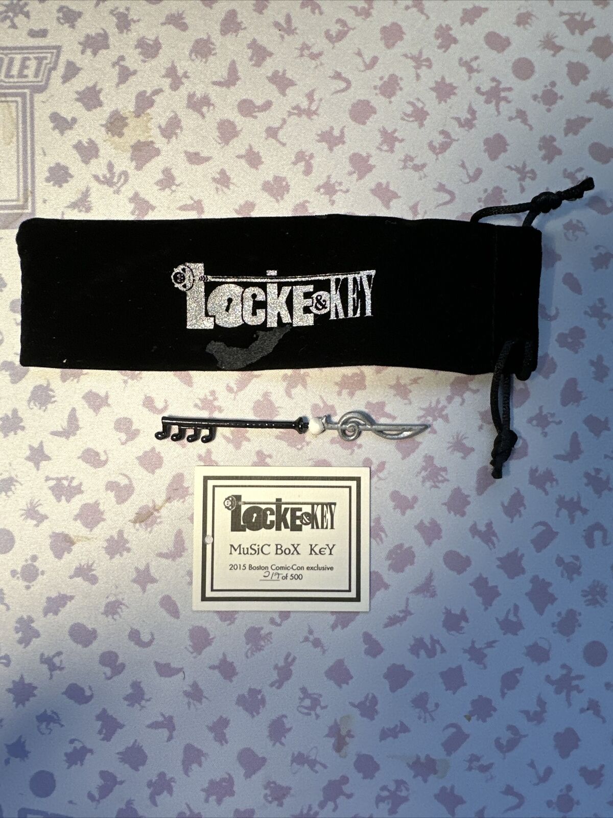Locke And Key Music Box Key 2015 Boston comic con exclusive 217/500