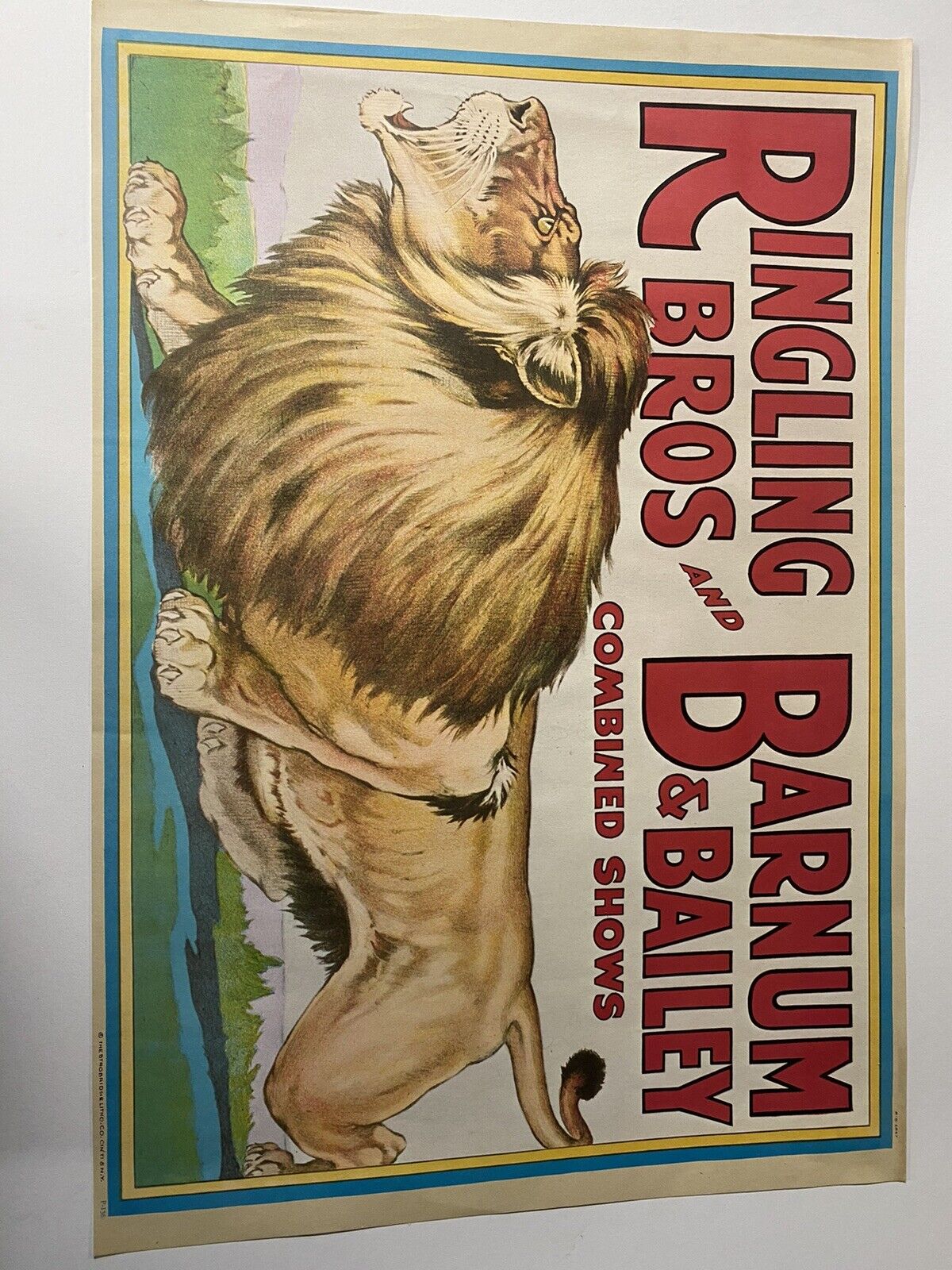 Ringling Bros Barnum And Bailey Vintage Circus Poster