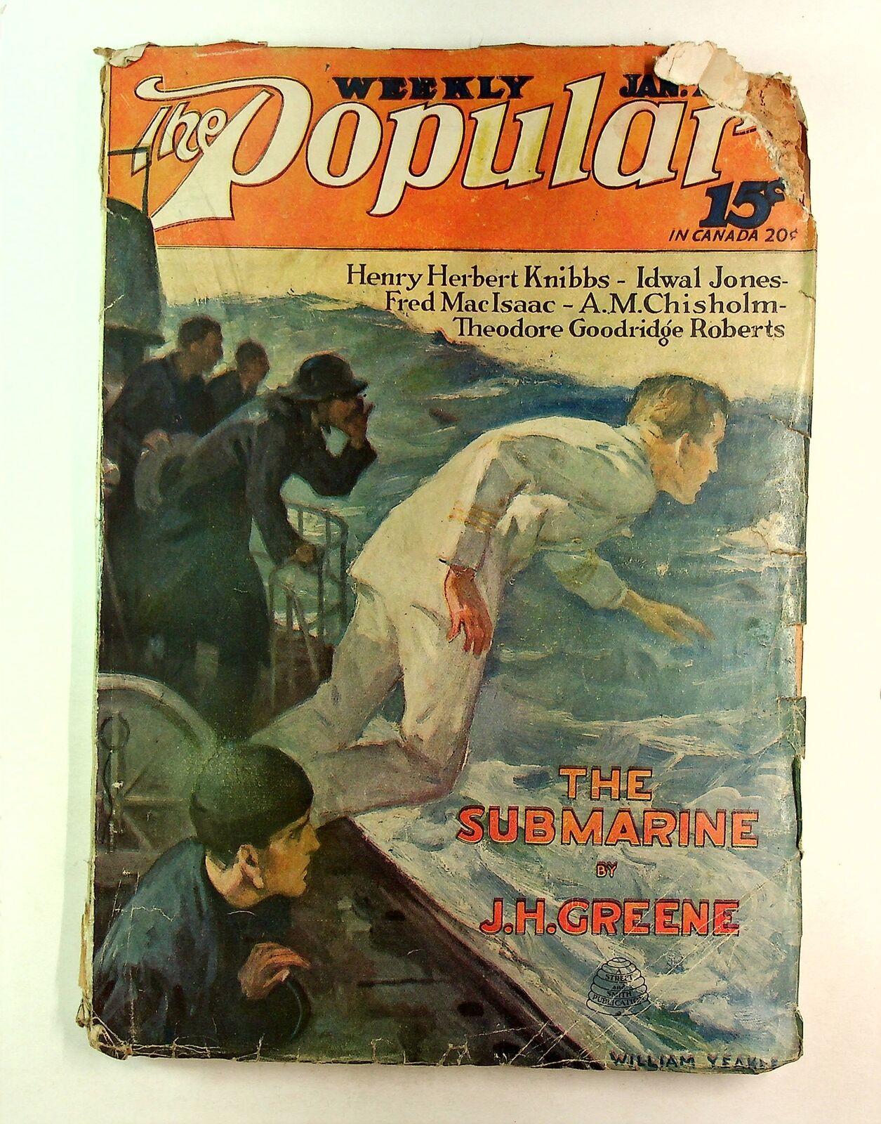Popular Magazine Pulp Jan 7 1928 Vol. 88 #2 FR/GD 1.5