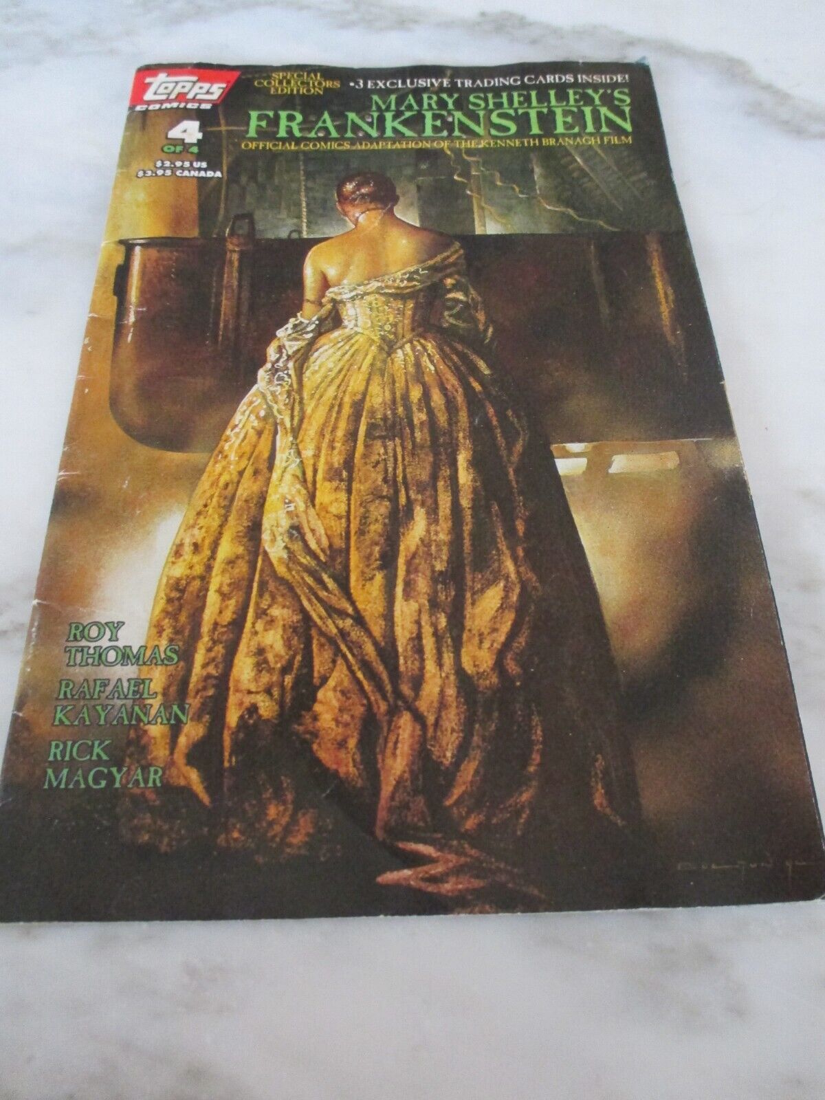 Mary Shelley\'s Frankenstein # 4 of 4 Topps Comics Collectors Edition 1994