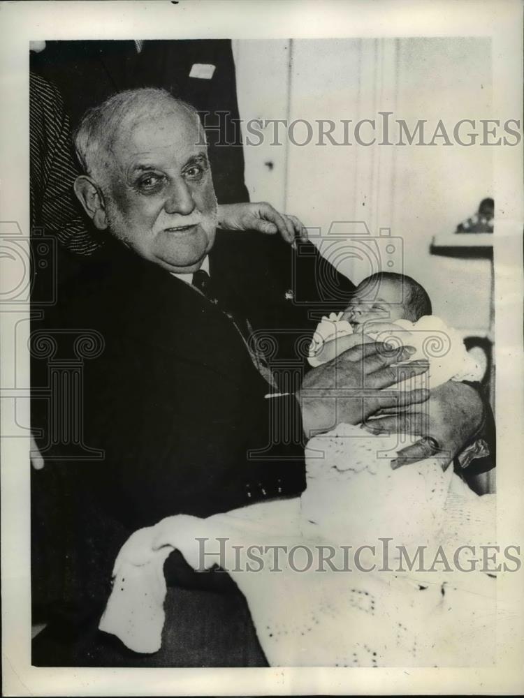 1937 Press Photo George Lansbury Great Grandfather William Nigel George