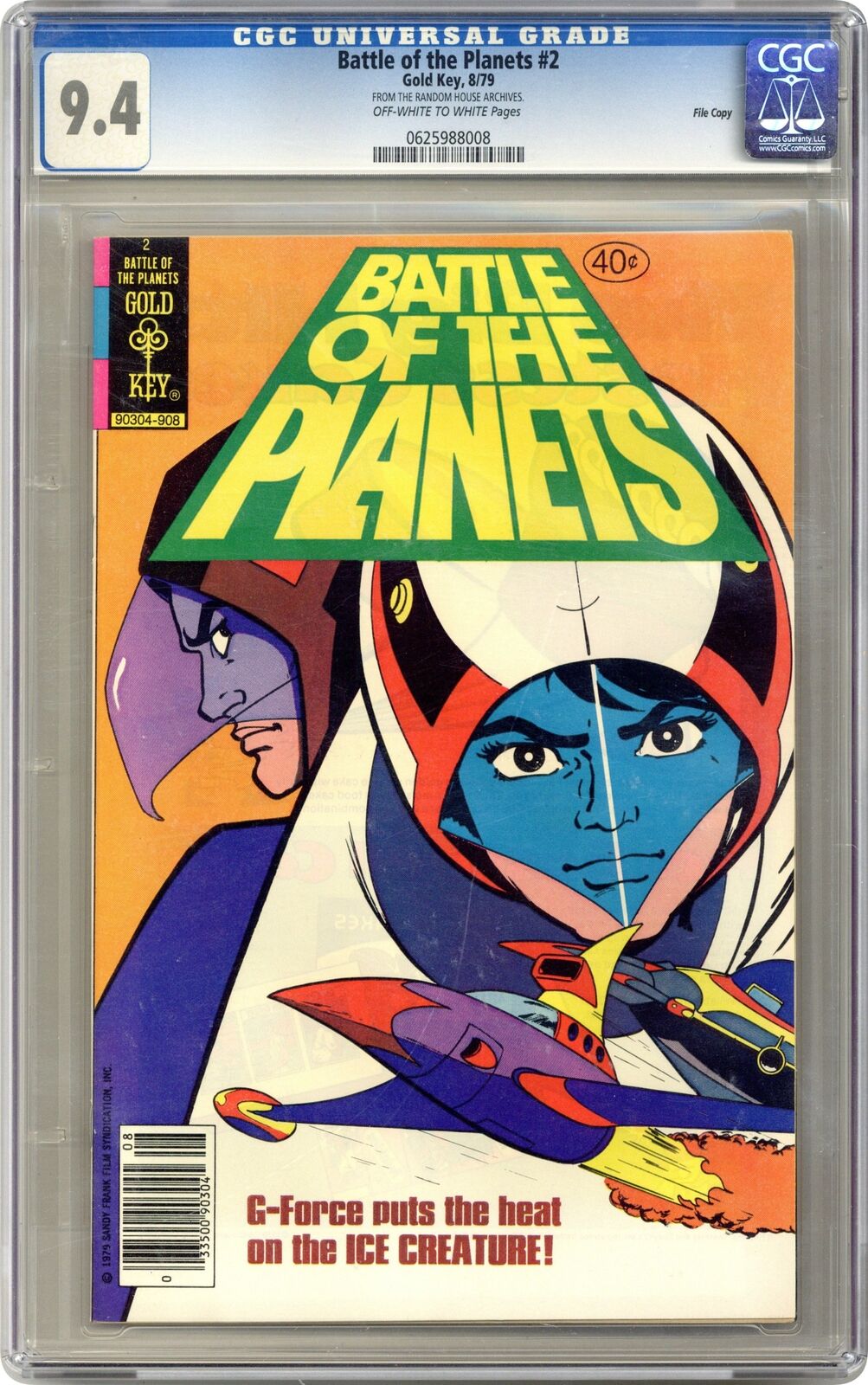 Battle of the Planets #2 CGC 9.4 1979 Gold Key 0625988008