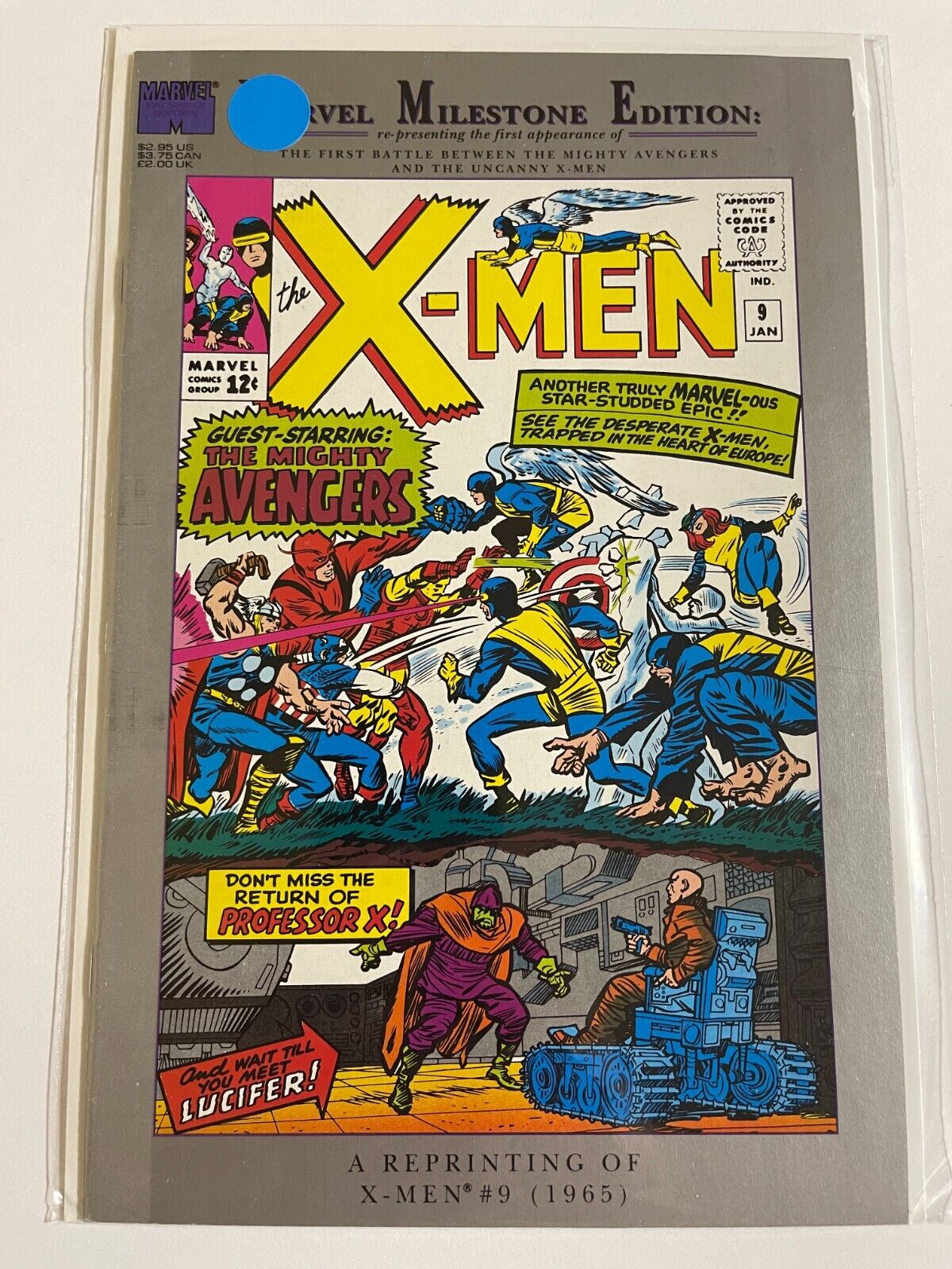 Marvel Milestone Edition X-Men #9 (1991) Marvel Comics