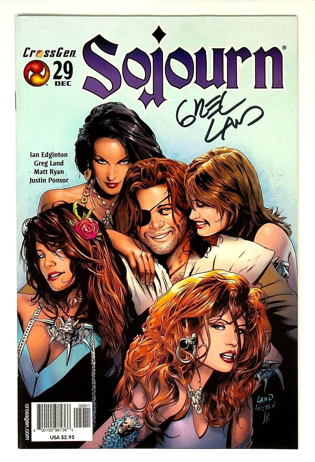 Sojourn #29 Signed Greg Land CrossGen Comics